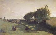 Jean Baptiste Camille  Corot Le vallon (mk11) USA oil painting artist